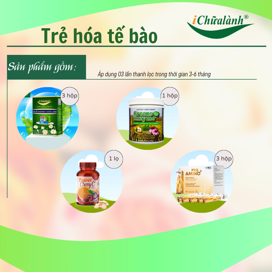 Gói thanh lọc trẻ hóa tế bào